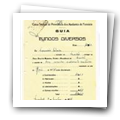 Cópia do Guia de Fundos Diversos da Caixa Sindical de Previdência dos Ajudantes de Farmácia respeitante ao mês de maio de 1945